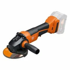 Cordless angle grinder with 5-inch wheel diameter, powered by an 18V DC brushless motor. Includes one 8.0 Ah flathead battery and a brake for enhanced control. Suitable for cutting, grinding, and surface preparation on metal and masonry in fabrication, maintenance, and construction applications.