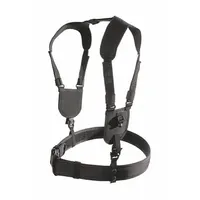BLACKHAWK Duty Belt Harness: L/XL, Nylon, 2 1/4 in Wd, Black (MPN 44H002BK)