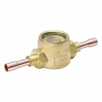 MUELLER Sight Glass: Sweat, Brass, 6 11/16 in Lg, 5.15 in Cut Out Lg (MPN A 18119)
