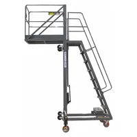 BALLYMORE Work Platform: 15.7 ft Platform Ht, Unassembled, Locking Casters, Steel, Serrated (MPN TT-1115)