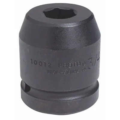 PROTO Impact Socket: 1 in Drive Size, SAE, 2 in Socket Size, 12-Point, Std - 1" Drive Impact Sockets