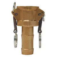Cam and Groove Coupling: 1/2 in Coupling Size, 1/2 in Hose Fitting Size, 3 15/32 in Overall Lg (MPN G50-C-BR)
