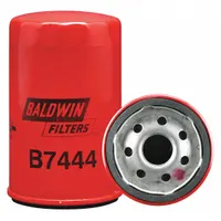Spin-on oil filter with M22-1.50 thread size, 4 7/8 in overall height, and 3 in outside diameter. Cellulose media removes contaminants from engine oil. Includes anti-drainback valve to prevent dry starts. Compatible with Dodge vehicles