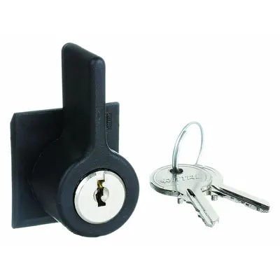 RITTAL Keylocking Thumb Turn: Plastic (MPN 2576000) - Electrical Enclosure Accessories & Replacement Parts