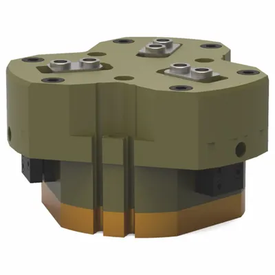 ROBOHAND Parallel Jaw Gripper: 10 mm Stroke Lg, 29 psi to 100 psi, 100 psi Max Op Pressure - Three-Finger Parallel Grippers