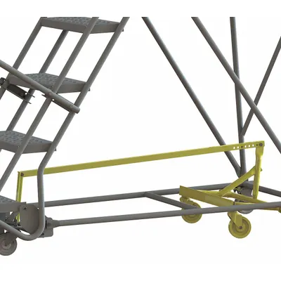 TRI-ARC Ladder Caster Kit: For Stepladders, Swivel, 2 Casters