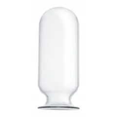 Set of 12 colorless glass display bottles with narrow mouth, each with 237 mL capacity and 162 mm height. Suitable for storing and displaying laboratory samples, reagents, or small liquid quantities in research and educational settings.