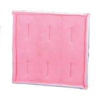 Ring Panel Air Filter: 24 in x 24 in x 1 in, 24 in Section Wd, 1 Sections, 3 Ply, 24 PK
