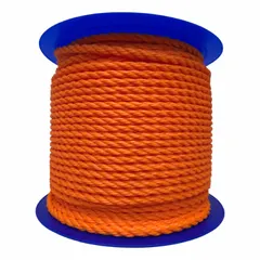 APPROVED VENDOR Light-Weight Utility Rope, 3/8 in Dia, 430 lb WLL, Orange, Dynamic