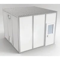 PORTA-FAB Modular Cleanroom: 12 ft x 12 ft x 10 ft, 144 sq ft Int Area, STC 31 (MPN 8CR1212)