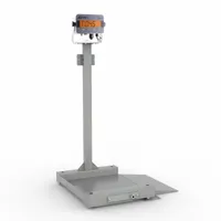 B-TEK Drum Scale: 2,500 lb Wt Capacity - Imperial, 0.5 lb Readability, Drum Scale, 24 in x 24 in (MPN BT-2424-2.5K-DS-I-2)