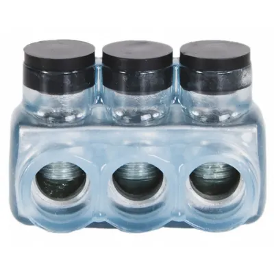 POLARIS Multitap Connector: 3 Port, Double-Sided Entry, 6 AWG – 3/0 AWG Wire Size - Dry-Location Double-Sided Entry Multitap Connectors