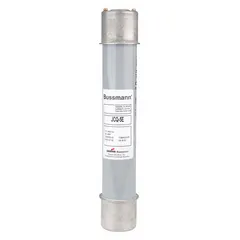 E-rated time-delay cylindrical fuse rated 5 A at 5.5 kV AC. Indicating feature provides visual blown-fuse detection. Suitable for medium voltage power distribution applications such as transformer and motor protection.