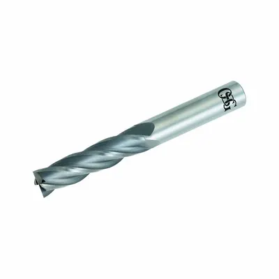 OSG Square End Mill: Carbide, TiAlN Coated, 4 Flute, 12 mm Mill Dia, 51 mm LOC - General Purpose Carbide Square End Mills