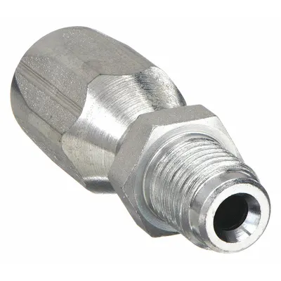 AEROQUIP Hydraulic Hose Fitting: -4 For Hose Dash Size, 7/16 in x 1/4 in Fitting Size - Steel Reusable Hydraulic Hose Fittings