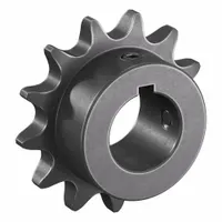 TRITAN Roller Chain Sprocket: 40, For 1/2 in Chain Pitch, 7/8 in Bore Dia, 13 Teeth, Steel (MPN 40BS13H X 7/8)