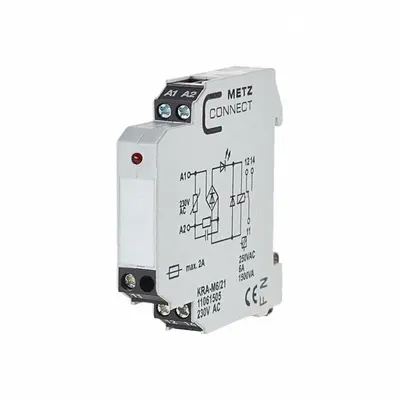 METZ CONNECT Changeover Contact: C-Logline, DIN Rail Mounting, 11061505 - Modules for Metz Connect Controllers