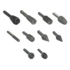 Rotary File Set for Steel, Plastic, Soft Metal, Wood