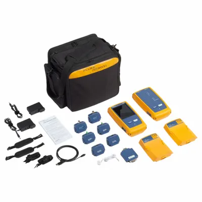 FLUKE NETWORKS Cable Tester Kit: DSX 5000 CableAnalyzer, Industrial Network Base Model - Copper Cable Certification Testers
