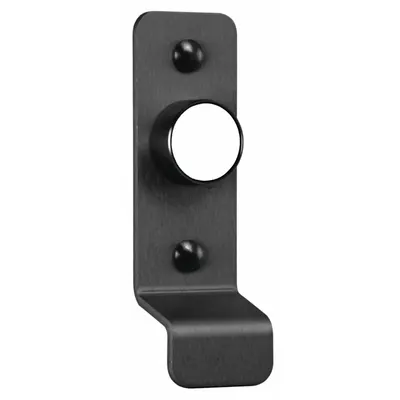 DETEX 03PN 711 Mechanical Exit Device Trim, Black, Pull Style - Trim, Handles & Pulls for Exit Push Bars