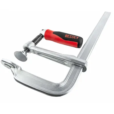 BESSEY Bar Clamp: Medium Duty, Pivoting Screwdriver Handle, 20 in Jaw Opening - Max - Bar Clamps