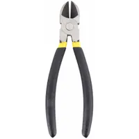 Diagonal Cutting Plier: Semiflush, Straight, Oval, 7/8 in Jaw Lg, 7/8 in Jaw Wd, 7 in Overall Lg (MPN 84-108)