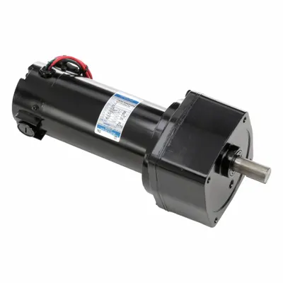 LEESON Parallel Shaft Gearmotors: Parallel, 12V DC, TENV, 83 RPM, 155 in-lb Max Torque - Parallel Shaft DC Gearmotors