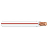 Building Wire: Copper, 12 AWG, 1 Conductors, Stranded, White/Red, 2,000 ft Lg, THHN (MPN 58019405)