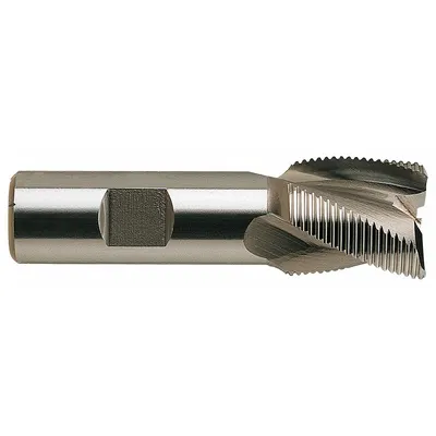 YG-1 Roughing End Mill: Cobalt, TiN Coated, 4 Flute, Fine Pitch, 1/2" Mill Dia - General Purpose Cobalt Roughing End Mills