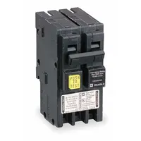 SQUARE D Miniature Circuit Breaker: 25 A, 120/240V AC, Single Phase, 10kA at 120/240V AC, 2 Poles (MPN HOM225GFI)