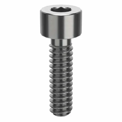 AMPG Socket Head Cap Screw: #6-32 Thread Size, 1/2 in Lg, Std, Plain, Stainless Steel - Inch System Standard Socket Head Cap Screws