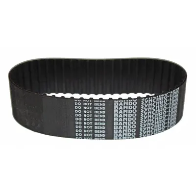 BANDO Timing Belt: One Side, Synchro-Link HT, 0.2 in Pitch, 1/4 in Top Wd, 370XL025 - XL Section Trapezoidal Timing Belts