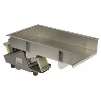 Vibratory Feeder: 22,000 lb/hr Feed Rate, 9 7/8 in Discharge Ht, 24 in Trough Lg, 14 in Trough Wd (MPN 46C)