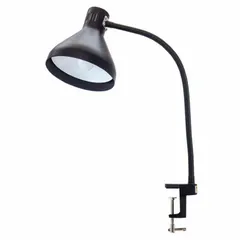 This LED gooseneck task light provides 810 lumens at 5000K color temperature. It features a 22-inch flexible arm and operates on 120V AC with 8.5 W power consumption. The black fixture connects via a power cord. Suitable for detailed assembly, inspection, and precision work.