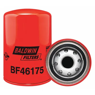 BALDWIN FILTERS Fuel Filter: Spin-On, 3 3/4 in Outside Dia, 1"-14 Thread Size, Paper - Spin-On Fuel Filters