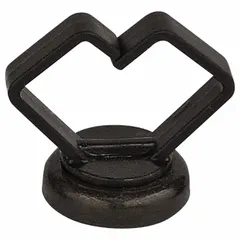 Magnetic cable clip with snap-in design for organizing and routing cable bundles up to 0.75 inches in diameter. Constructed of black polymer with a 10 lb holding capacity. Attaches securely to ferrous metal surfaces without tools, reducing trip hazards in work areas.
