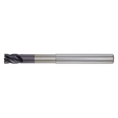 WIDIA HANITA Corner Chamfer End Mill: Carbide, TiAlN Coated, 4 Flute, 3/4" Mill Dia - Reduced-Neck Fast-Cutting Carbide Corner-Chamfer End Mills for Steel & Cast Iron
