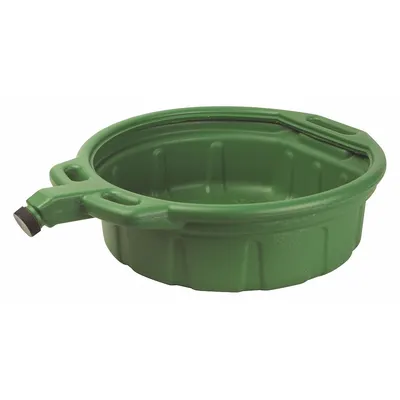 WESTWARD Drain Pan: Polyethylene, 4 gal Capacity, 18 7/16 in Overall Dia, 5 13/16 in Overall Ht - Drain Pans