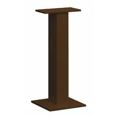 This aluminum pedestal is powder coated and bolt mounted, measuring 28 1/2 inches high by 12 inches wide by 12 inches deep. It is designed for use with a cluster box unit in centralized mail distribution applications. Mounting hardware is not included.