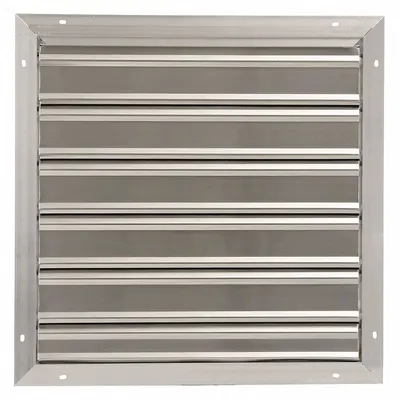 Dayton 27 in H x 27 in W Wall-Mount Backdraft Damper - Wall-Mount Backdraft Dampers