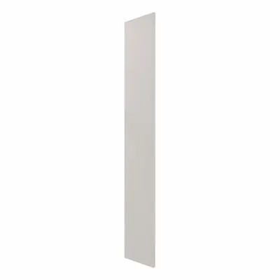 HADRIAN Pilaster: Solid Plastic HDPE, Plastic, Bone, 80 1/2 in Ht, 14 in Wd - Pilasters for Bathroom Partitions