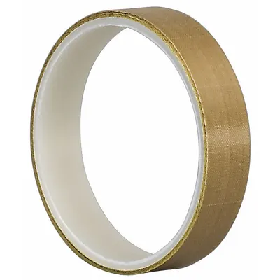 TAPECASE Cloth Tape: Square, 1/2 in Wd, 1/2 in Lg, 4.7 mil Thick, Silicone - Slick Surface Tape Strips & Squares