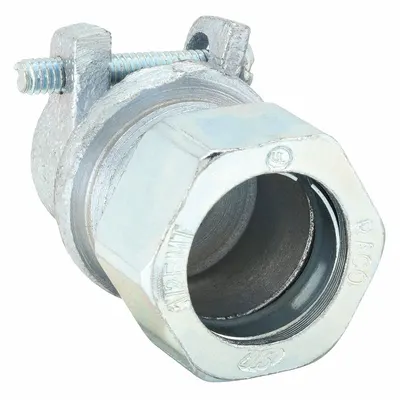 RACO Combination Conduit Coupling: Iron, 1/2 in_3/8 in Trade Size, 1 5/16 in Overall Lg - Combination Conduit Couplings