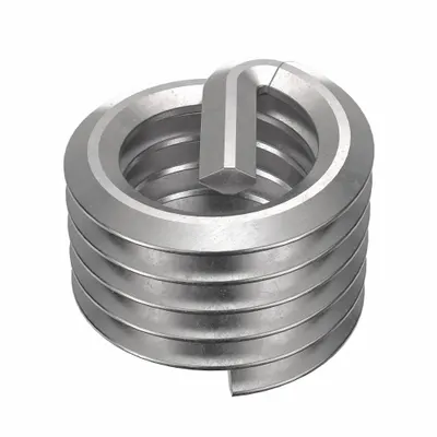 OEM Free-Running Tanged Helical Insert, M8-1.25, Plain, 10 PK - Free-Running Tanged Helical Inserts