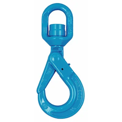 YOKE Self-Locking Hook: 5,700 lb Working Load Limit, 100 Hook Grade, Alloy Steel - Self-Locking Hooks for Lifting