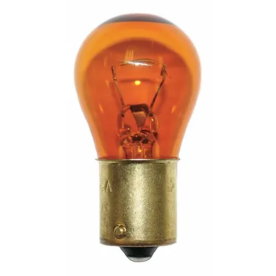 OEM APPROVED VENDOR 1156NA-10PK BA15s Amber Incandescent Lamp, S8, 12.8V AC, 10-Pack - BA15s Single-Contact Bayonet Base Lamps