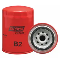Cellulose media spin-on oil filter with 3/4"-16 thread size and 5 7/16 in overall height. Includes anti-drainback valve to prevent oil drain-back during shutdown. Suitable for use in New Holland vehicles