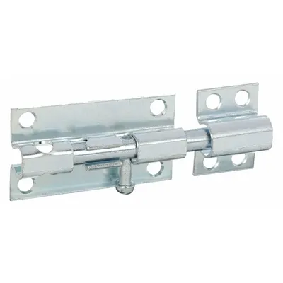 OEM Zinc Barrel Bolt, 11/16 in Ht, 1 5/8 in Wd, 4 in Lg - Door Bolts