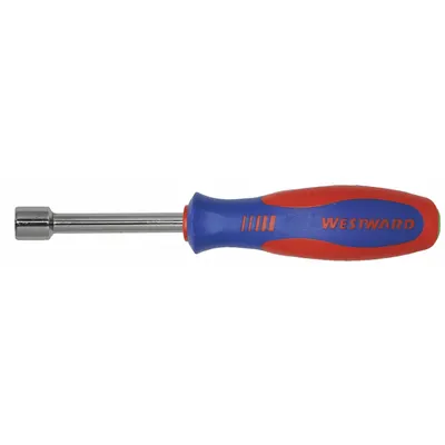 WESTWARD Hollow Round Shank Nut Driver: Straight, Metric, Without Magnetized Tip - Standard Nut Drivers