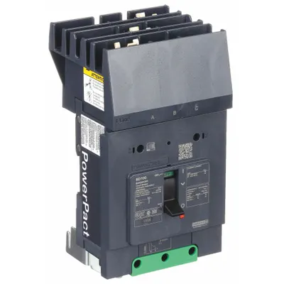 SQUARE D BDA34100Y B-Frame Molded Case Circuit Breaker - B-Frame Square D Molded Case Circuit Breakers